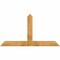Ekena Millwork Portland Rough Sawn Timber Gable Bracket, Western Red Cedar, 72"W x 39"H x 6"D x 6"F, 13/12 Pitch GBW072X39X0606POR00RWR - alternate 1
